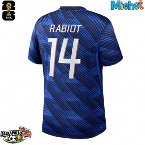 Ranska Adrien Rabiot #14 Kotipaita MM-kisat 2026 Lyhythihainen